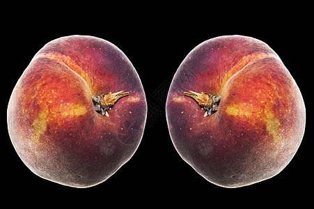 分离桃子红色营养饮食油桃杏子水果食物小吃黄色图片