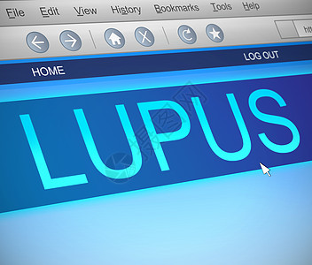Lupus 概念截屏系统技术截图蓝色屏幕互联网插图疾病帮助图片