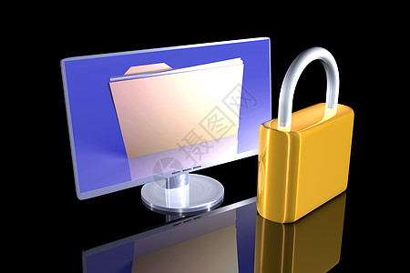 安全文件数据屏幕密码宽屏档案薄膜电脑锁定纯平晶体管图片