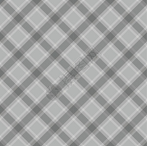 纯灰色背景纹理矢量格形图案背景格子衣服织物条纹正方形墙纸灰色纺织品对角线白色插画