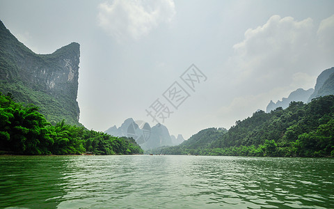 扬肖的喀斯特山地景色风景岩石钓鱼编队旅游丘陵地形森林竹子观光图片