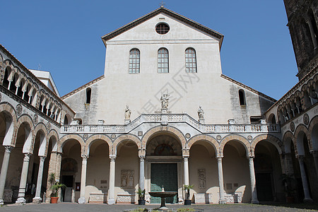 萨勒诺大教堂旅游艺术大教堂背景图片