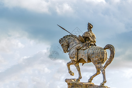骑马的拉斯马康农神像雕像历史遗产图片