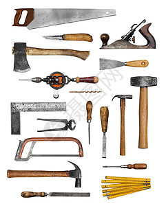 旧木匠手工工具图片
