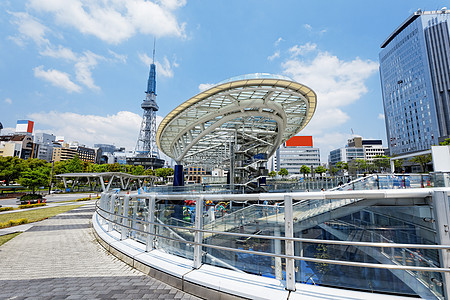 名古屋里程碑公园天际电视场景城市绿洲天线地标建筑学建筑物图片