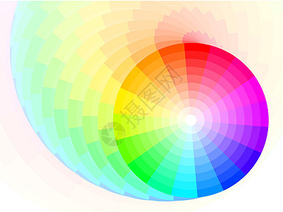 矢量多色背景圆圈圆形彩虹横幅光谱边界条纹艺术运动径向图片