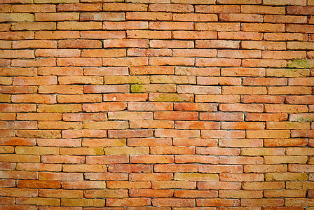 砖墙纹理的背景棕色材料建筑正方形红色石墙石头水泥砖块水平图片