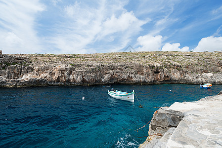 马耳他戈佐岛的伍德渔船图片