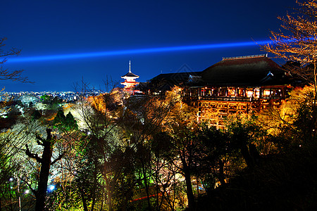 夜里清水寺图片