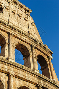意大利 罗马 竞技场废墟的部分景象建筑学柱子纪念碑地标古董景观帝国体育场石头城市图片
