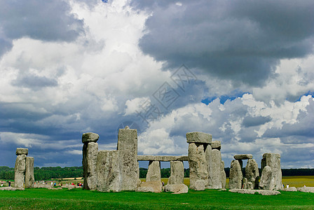 巨石柱巨石纪念碑农村废墟圆圈编队岩石宗教石头英语图片