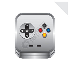 游戏控制台图标按钮主题电脑视频安慰插图玩具电缆控制卡通片电气夹子图片