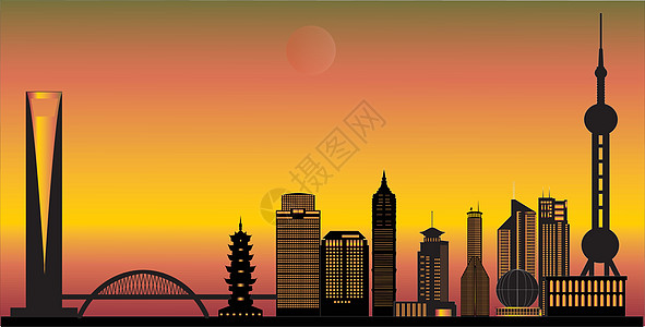 上海天线摩天大楼财产地标旅行旅游都市城市天际金融建筑图片