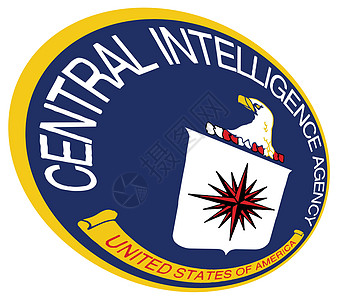 CIA 盾牌波峰机构秘密安全智力插图绘画团队徽章图片