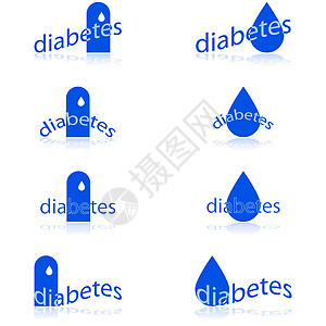 糖尿病图标背景图片