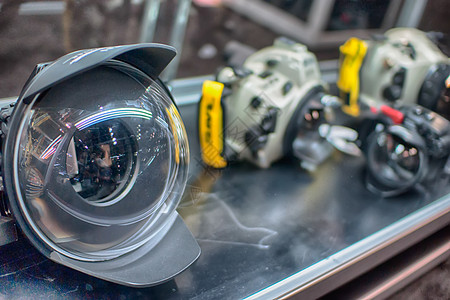 显示时的鱼眼透镜电气眼睛技术镜头乐器白色反射黑色工作室功能图片