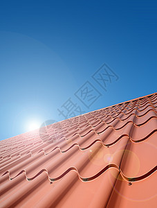金属板新屋顶建筑学平台瓷砖房子电镀金属材料财产黏土烟囱图片