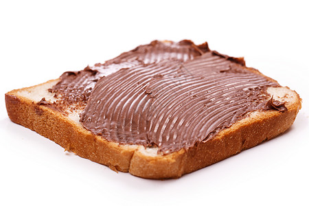 美味巧克力奶油烤面包桌子花生早餐厨房工作室食物营养房子白色午餐图片