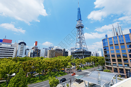 日本名古屋风景场景建筑物电视地标建筑学天际公园城市广场图片