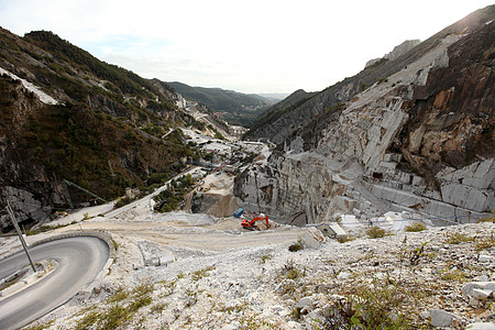 大理石场  阿普安阿尔卑斯山 卡拉拉建造石头岩石矿物艺术矿业工作大理石高山洞穴图片