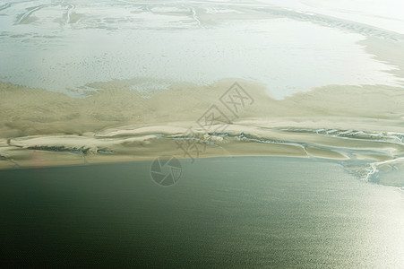 从海国家公园空中查看海滩航拍天空名录湿地泥滩飞行航空枯水潮汐图片