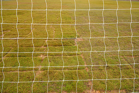 足球场的净草本和干草背景植物院子场地条纹足球公园体育场操场草皮地面图片