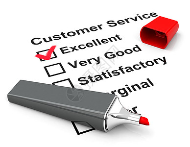 客户服务营销协议调查问卷清单报告评分卓越背景图片