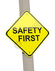 第一级安全警告危险个人风险装备注意力防护路标帮助背景图片
