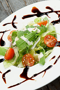 绿沙拉宏观美食家饮食生活方式酱油沙拉素食食物健康饮食晚餐图片