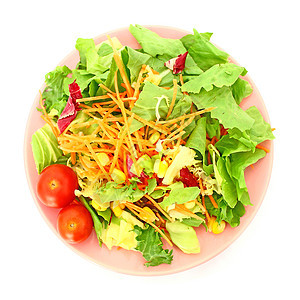 沙拉玉米烹饪饮食叶子盘子菜单美食营养花园食物图片