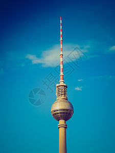 柏林铁塔的回镜电视图片