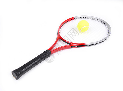 孤立网球闲暇乐趣活动游戏黑色球拍白色羽毛比赛运动背景图片