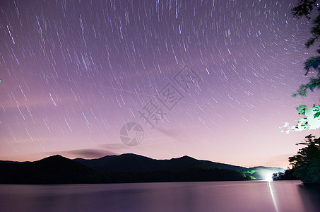 措卡湖南特拉湖上空的外层空间总和在大片烟雾高山上背景