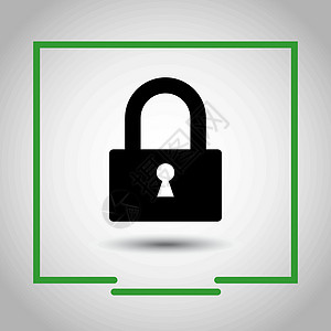 锁定平板图标按钮互联网保障安全挂锁技术商业代码网络锁孔图片