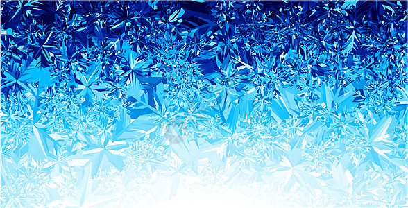 冰背景水晶纹理季节冰晶雾凇窗户玻璃效果蓝色天气图片