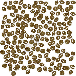 孤立咖啡豆拼贴画种子咖啡黑色框架香料拿铁白色食物味道图片