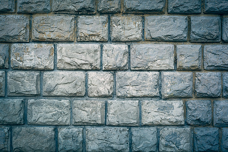 大砖墙 粗格背景灰色材料白色房间石工水泥建筑学水平石头街道图片