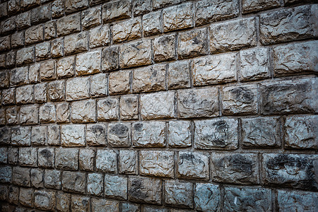 大砖墙 粗格背景街道灰色石工房间材料建筑学水泥石头白色水平图片