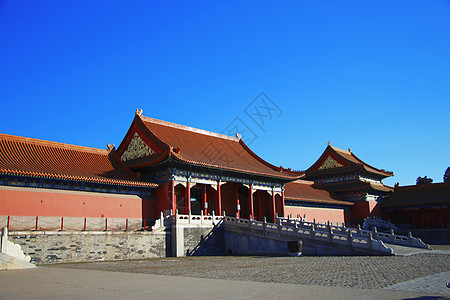 中国北京紫禁城寺庙 中国北京城市地标帝国宗教雕像建筑世界皇帝文化建筑学图片