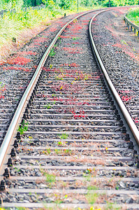 铁路铁路轨道交通金属运输乡愁曲线技术地面有轨电车立场背景图片