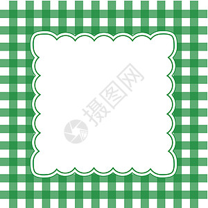 绿色和白白色的吉干火腿框架图片