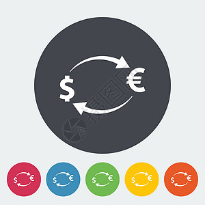 货币兑换单一图标按钮金融标签市场经济贸易商务回收购物现金图片