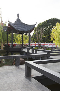 中华风格馆历史城市风景天空文化公园水池花园旅行建筑学图片