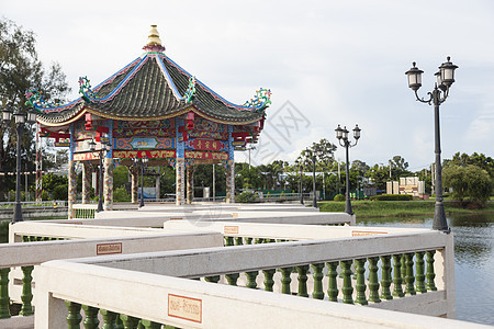 中国画馆风格花园旅行水池风景公园天空城市文化建筑学历史图片