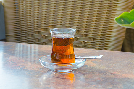 土耳其茶茶壶茶馆营养飞碟勺子娱乐早餐反射热饮福利图片