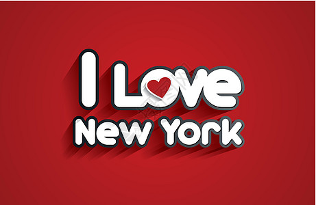 我爱纽约建筑学地标插图假期艺术红色雕像自由海报旅游图片