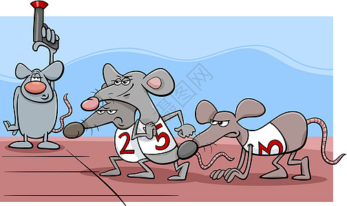 老鼠种族大鼠种族漫画插图图片
