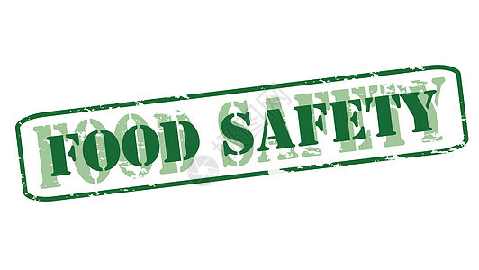 食品安全绿色食物墨水橡皮矩形保险丝背景图片