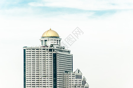 泰王国Bangkok办公大楼城市商业银行市中心金融玻璃办公室摩天大楼天空建筑物图片