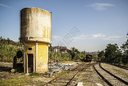 被开除的火车旅行车站训练乡村曲目运输过境铁路背景图片